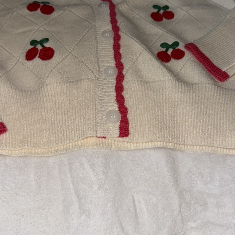 πππJessica Simpson 2025 Cherry cardigan πππ - Picture 3 of 11